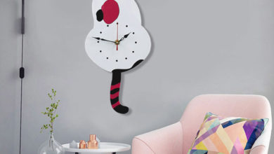 Orologio Gatto con pendolo a forma di coda