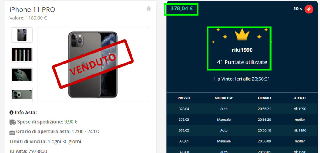 Vinci un iPhone 11 PRO MAX
